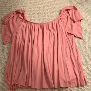 BP Pink OTS Flowy shirt